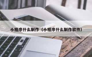 自贡小程序什么制作（小程序什么制作软件）